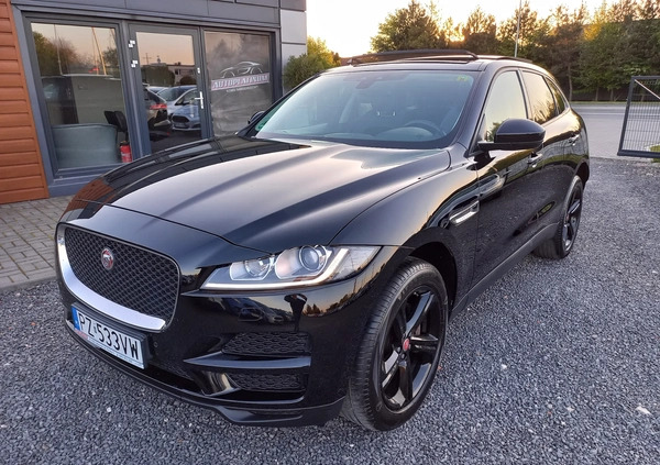 Jaguar F-Pace cena 109000 przebieg: 145000, rok produkcji 2017 z Swarzędz małe 742